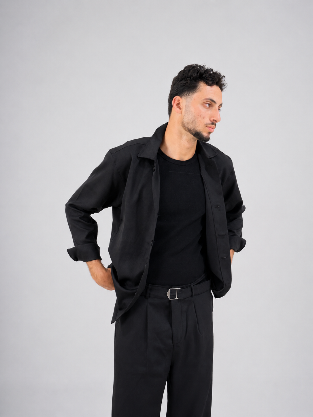 Linen Black Set