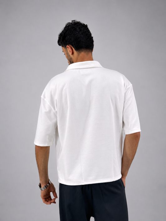 White Polo _ Box Fit