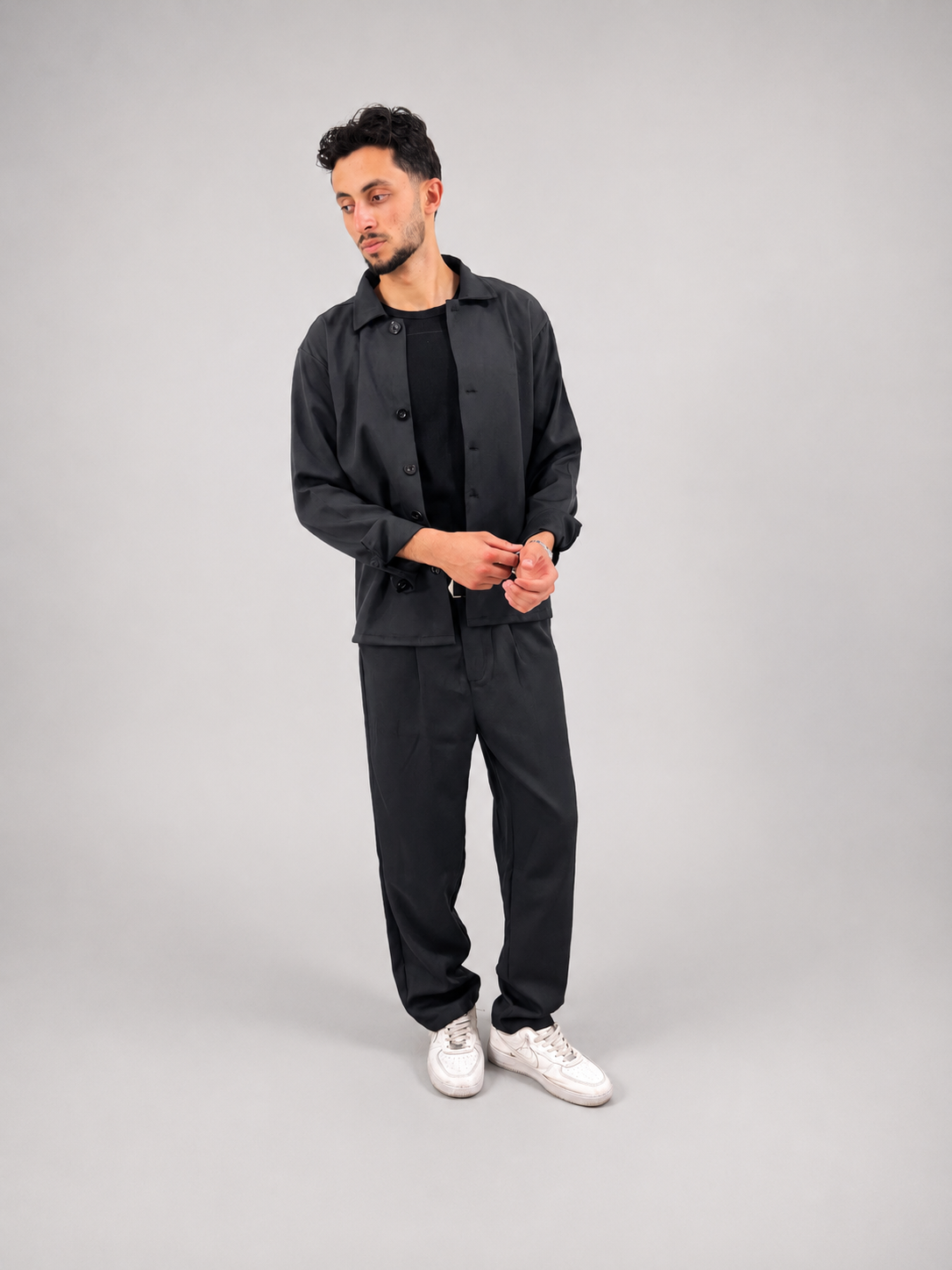 Linen Black Set