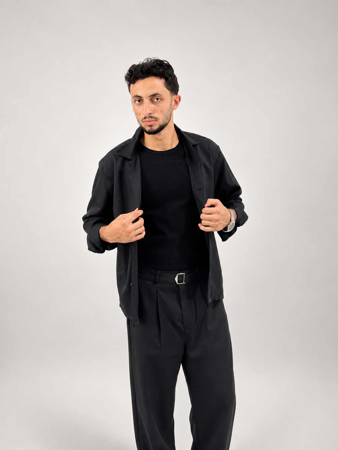 Linen Black Set