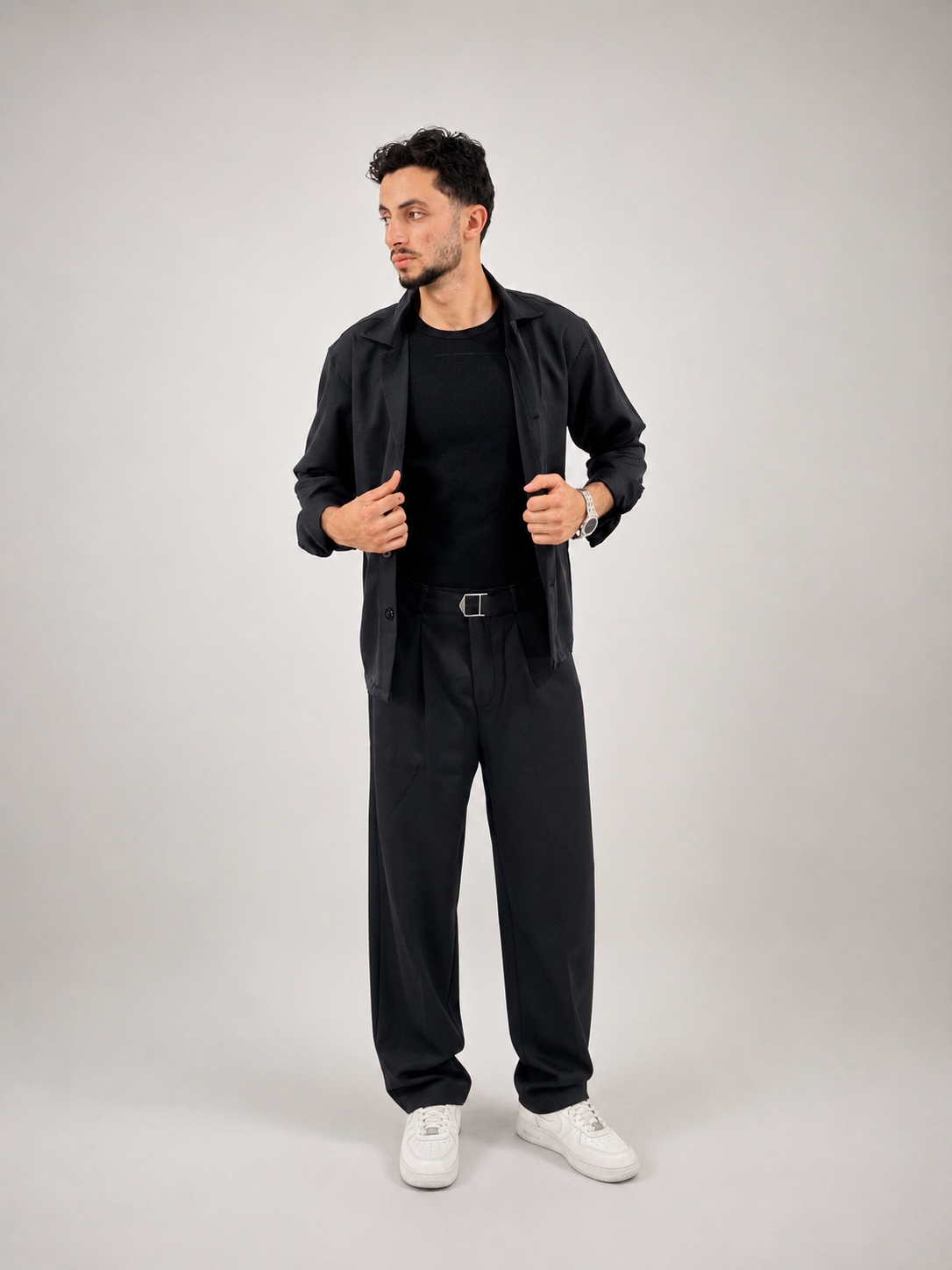 Linen Black Set