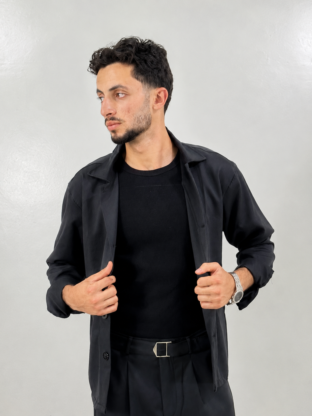 Linen Black Set