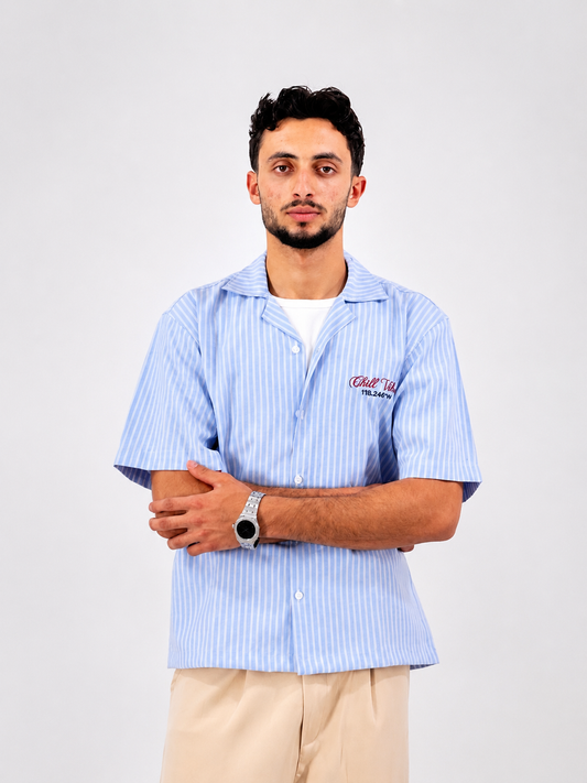 Striped Shirt Sky Blue