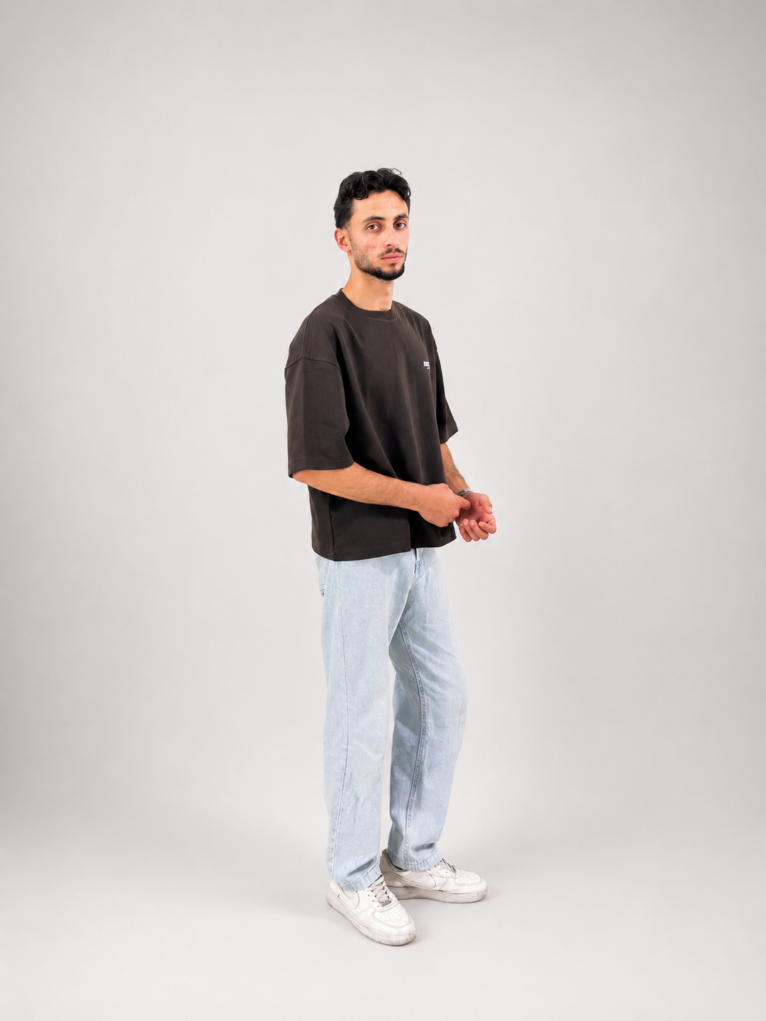 Essential Boxy Tee - Brown