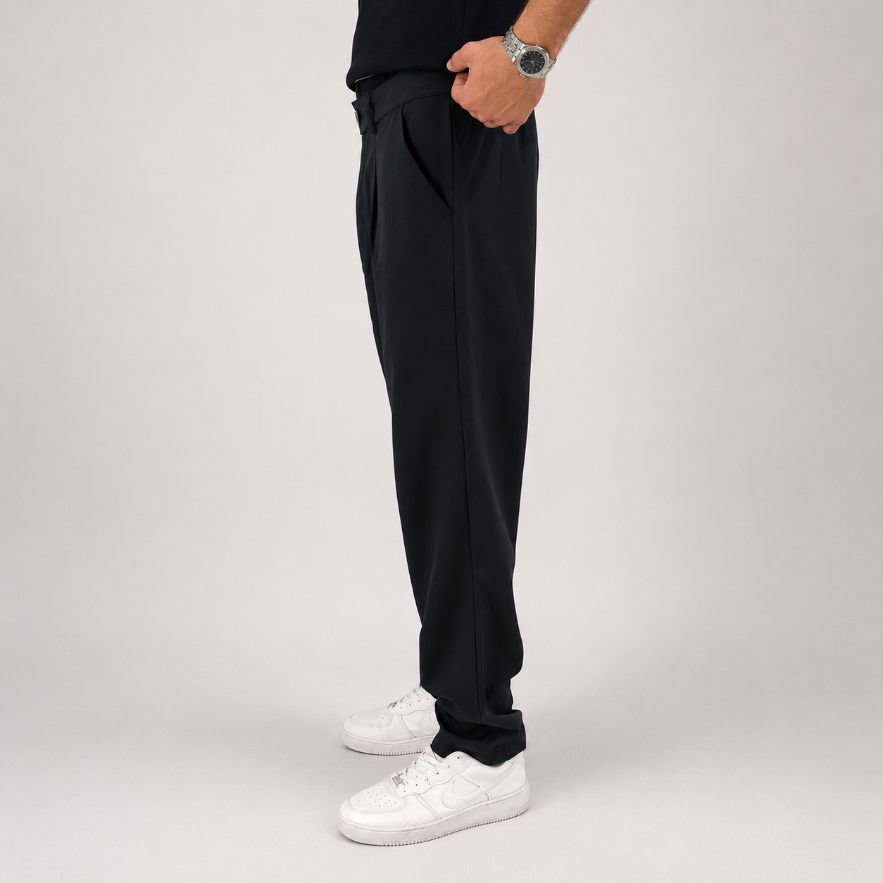 PLEATED WIDE_LEG TROUSERS