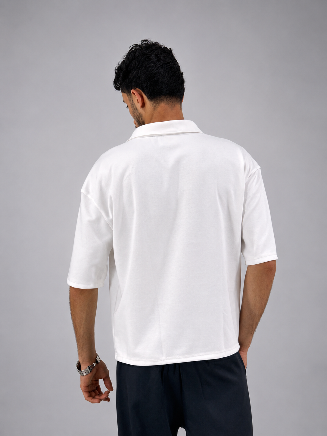White Polo _ Box Fit