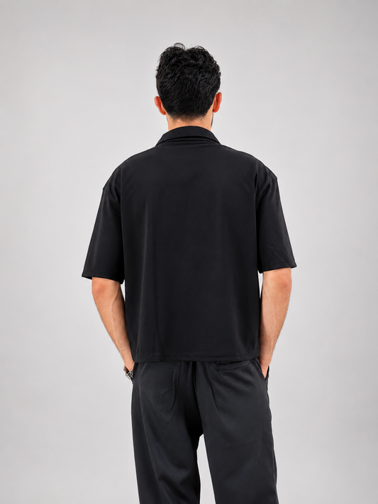 Black Polo - Box Fit