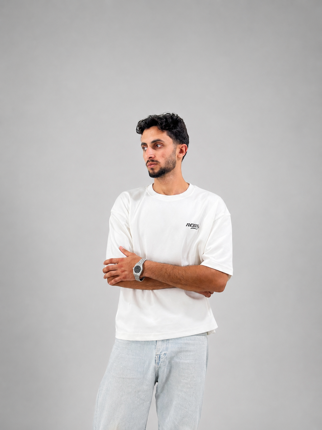 Nexon Essential Boxy Tee - white