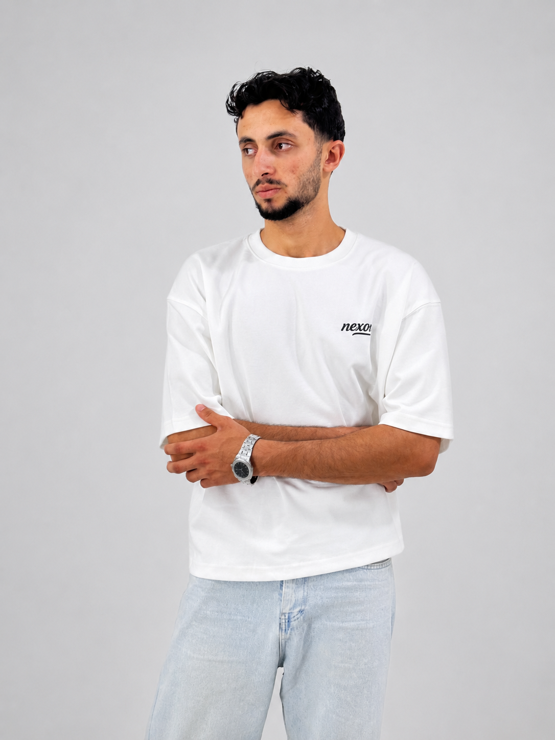 Nexon Essential Boxy Tee - white