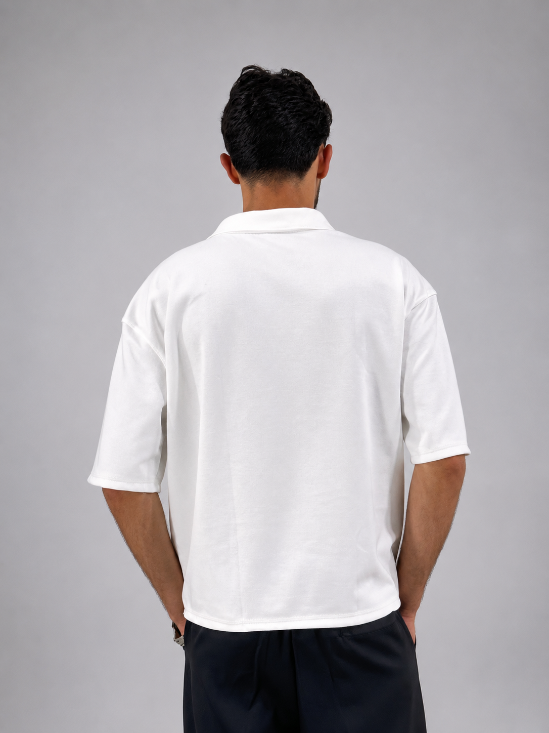 White Polo _ Box Fit
