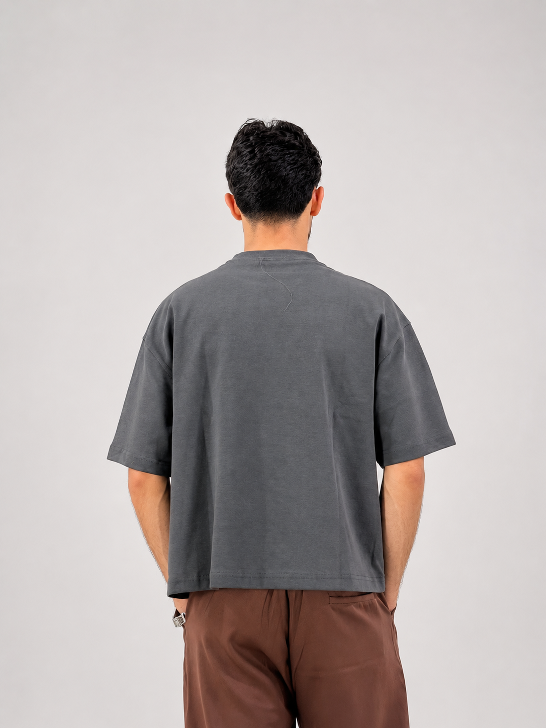 Essential Boxy Tee - Gray