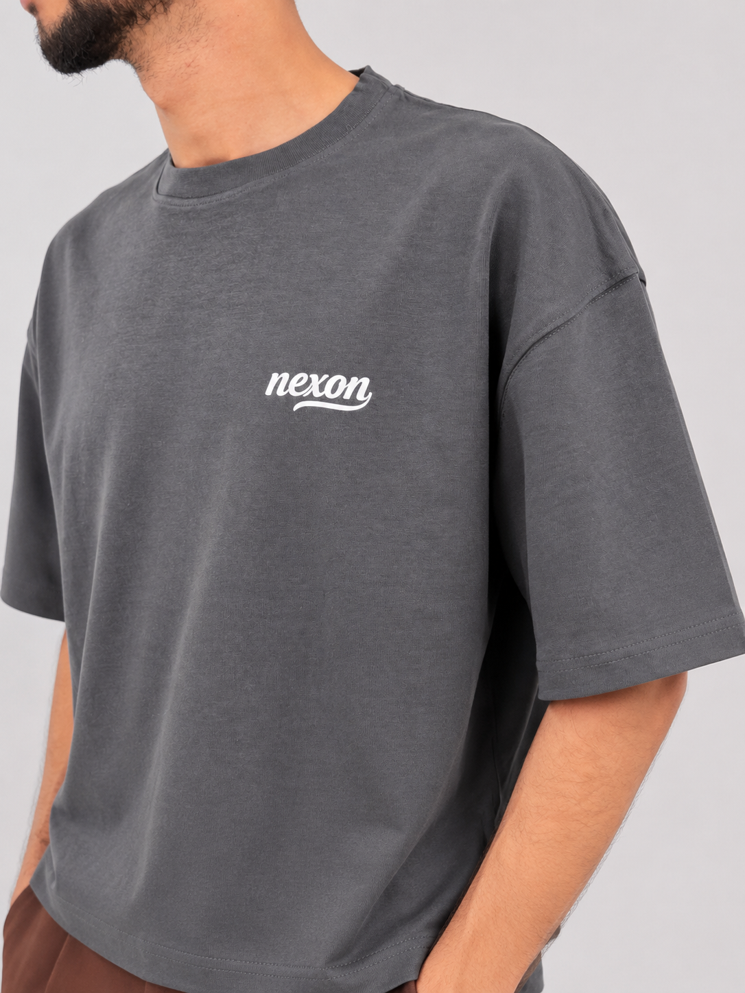 Essential Boxy Tee - Gray