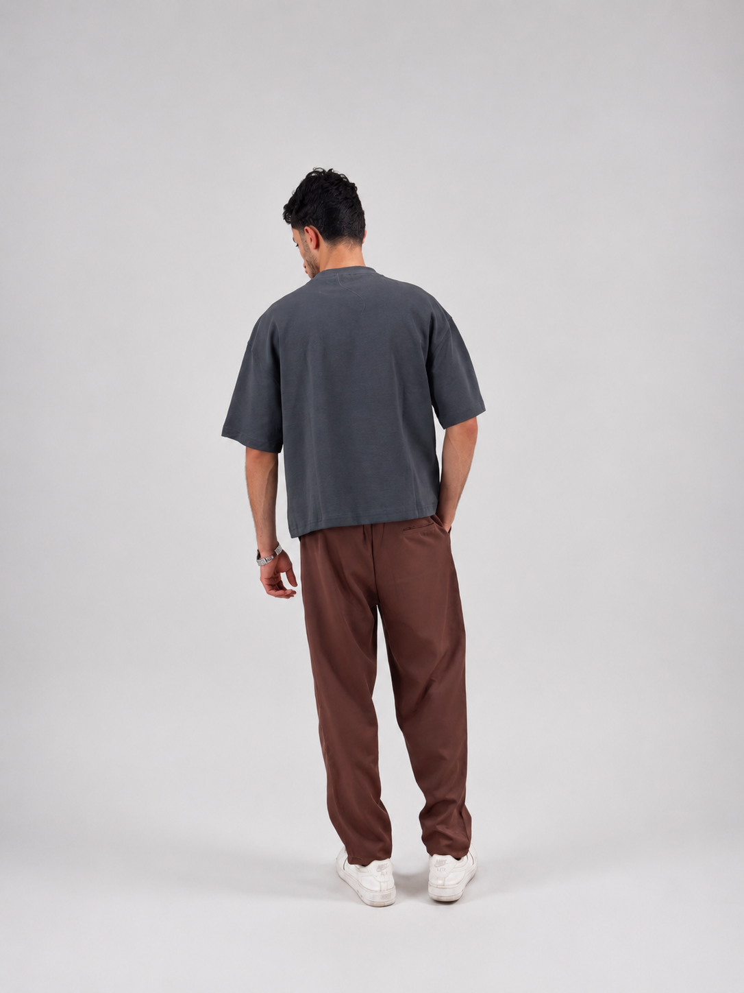 Essential Boxy Tee - Gray