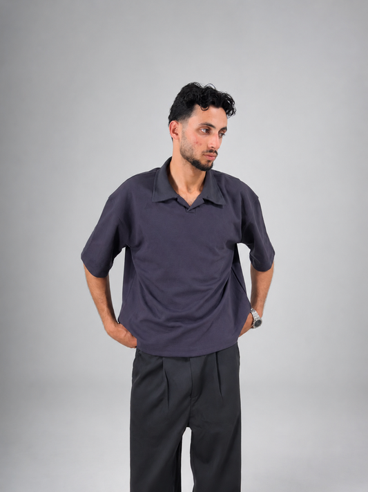 Gray Polo - Box Fit