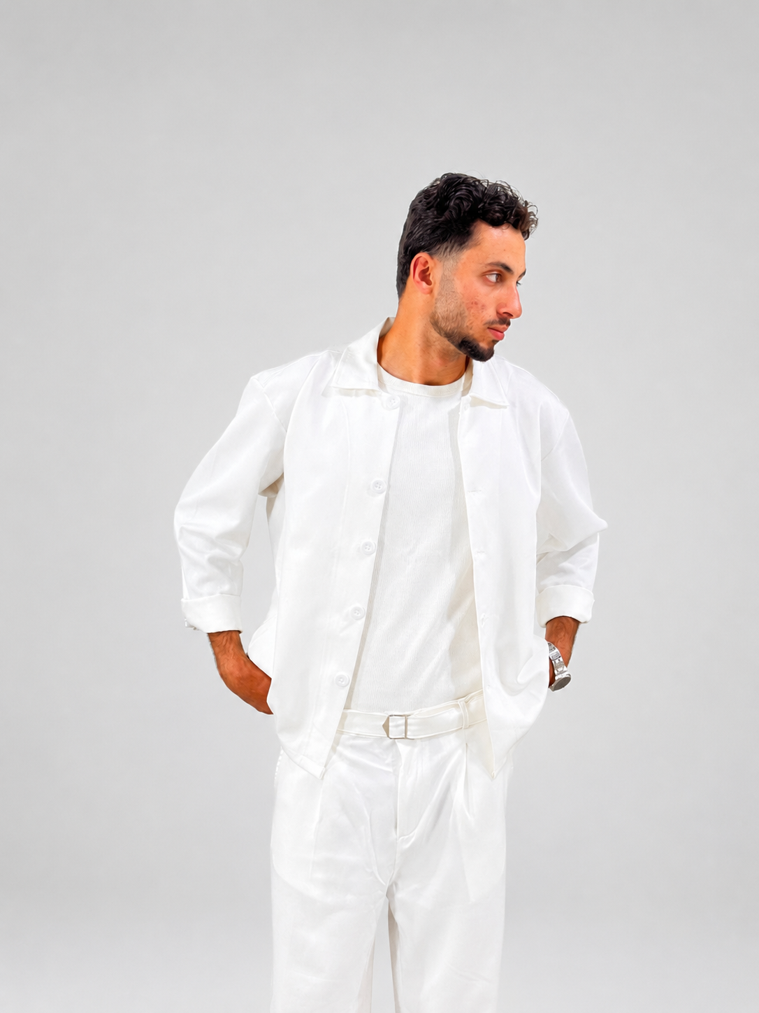 Linen White Set