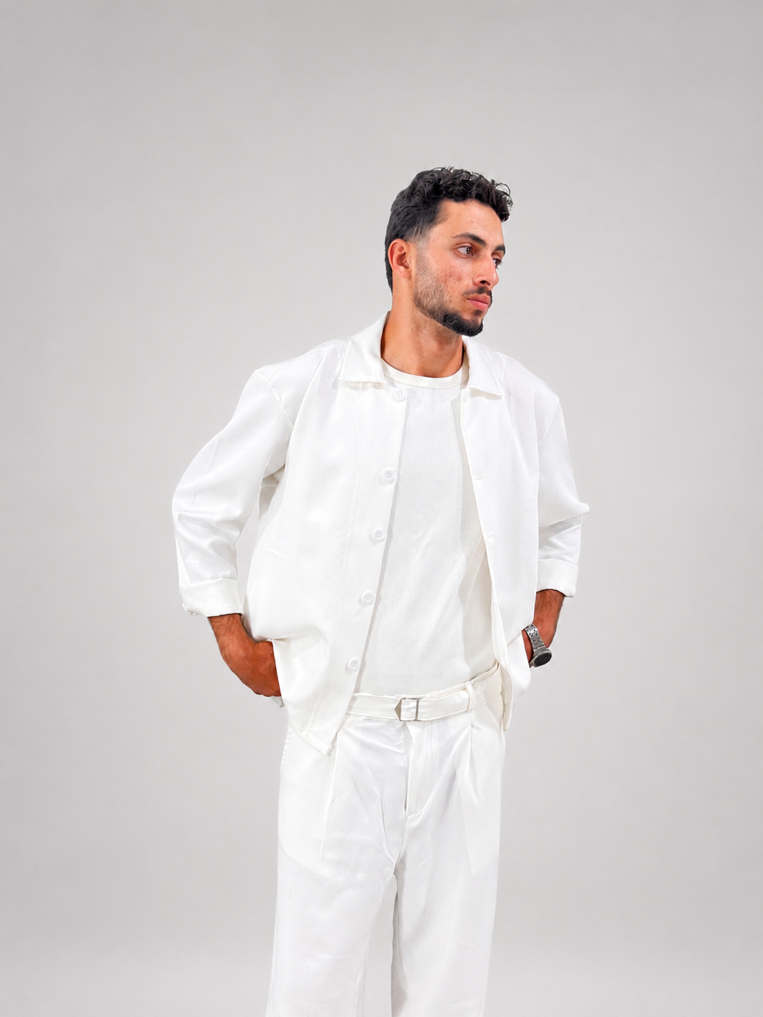 Linen White Set