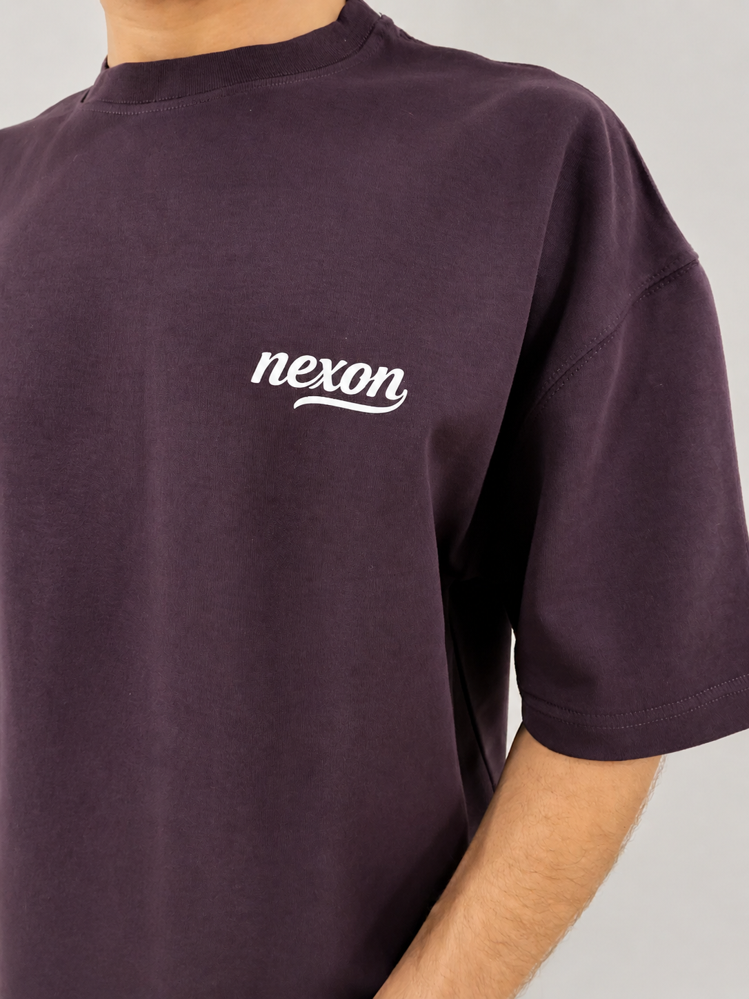 Essential Boxy Tee - Burgandy